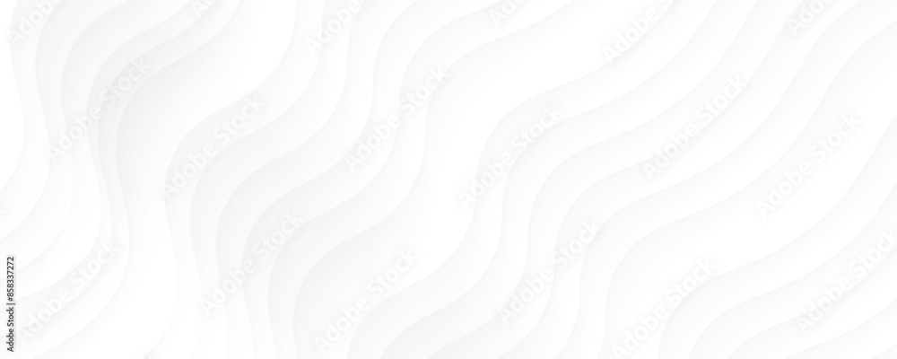 Abstract white wavy lines creating a smooth, flowing pattern perfect for minimalist designs and modern backgrounds Abstract white wavy lines creating a smooth, flowing pattern perfect for minimalist designs and modern backgrounds