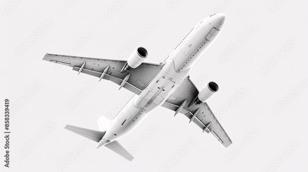 a white airplane in the sky a white airplane in the sky