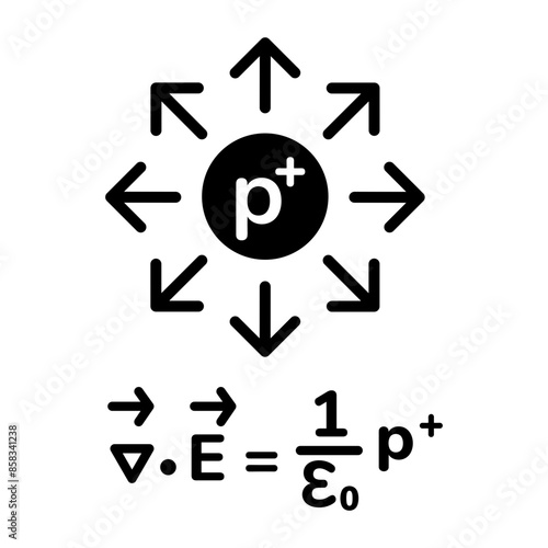 Check out line icon of divergence curl 