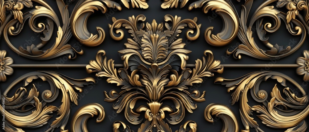 Baroque Elements  Lavish, detailed patterns reminiscent of the Baroque era