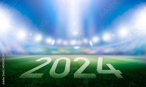 2024 in grossen Ziffern in einer Fussballarena