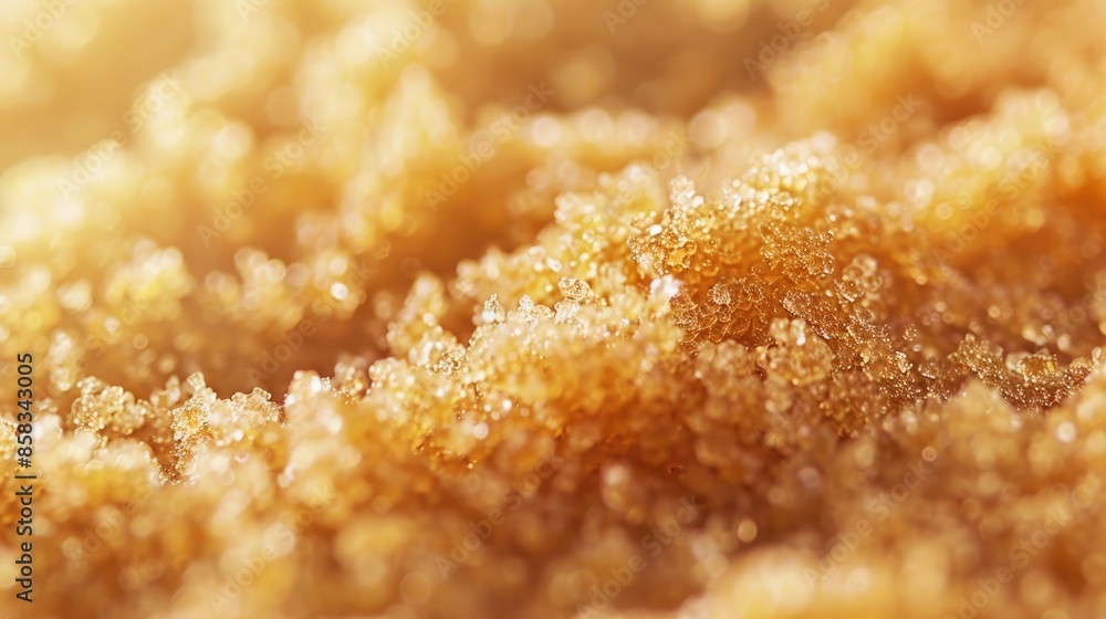Close up view of textured cosmetic scrub with selective focus Close up view of textured cosmetic scrub with selective focus