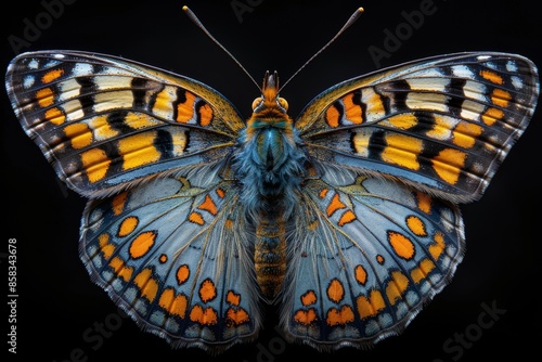 Vibrant Butterfly with Detailed Wings