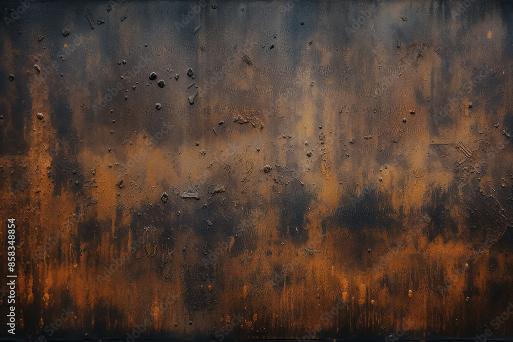 Processed collage of old rusty metal sheet texture in daylight. Background for banner Processed collage of old rusty metal sheet texture in daylight. Background for banner