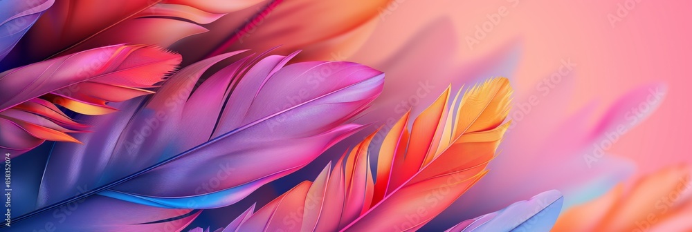 Colorful abstract feathers background. Vivid feathers in various hues convey creativity and vibrancy. Ideal for artistic projects, design inspiration, and modern graphic content. Colorful abstract feathers background. Vivid feathers in various hues convey creativity and vibrancy. Ideal for artistic projects, design inspiration, and modern graphic content.