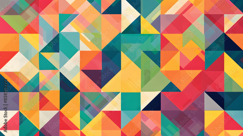 Colorful geometric pattern Colorful geometric pattern