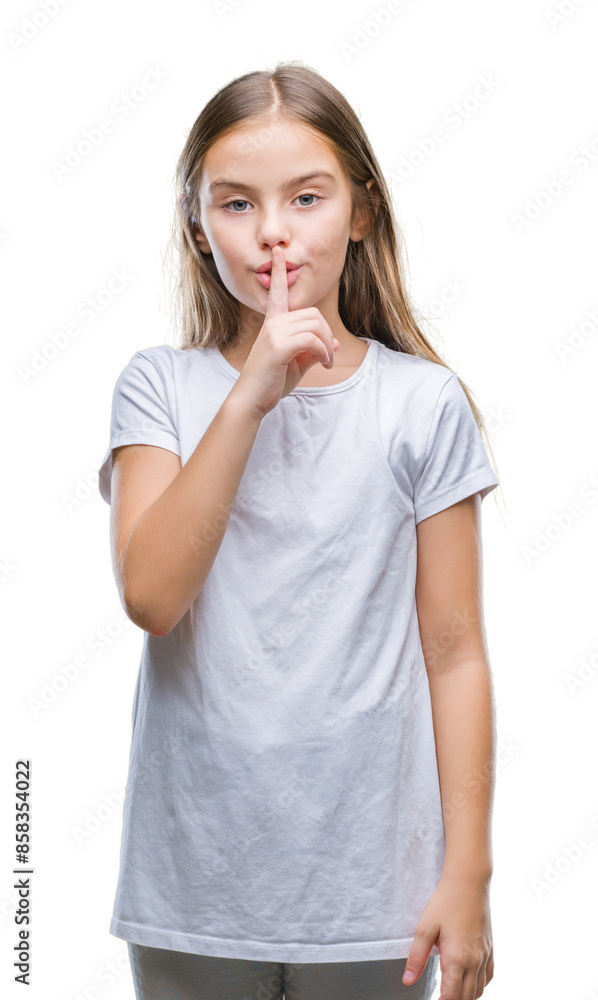 Young beautiful girl over isolated background asking to be quiet with finger on lips. Silence and secret concept. Young beautiful girl over isolated background asking to be quiet with finger on lips. Silence and secret concept.