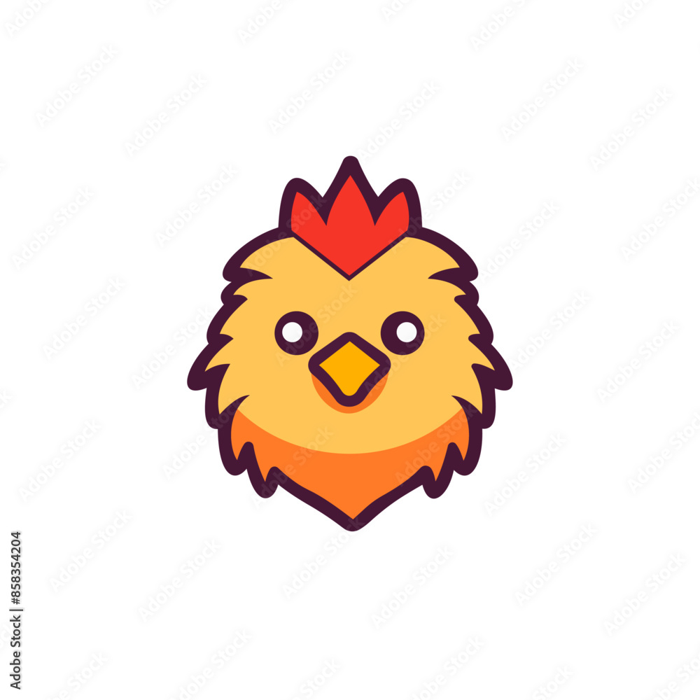 Chicken Mascot For Restaurant logo Inspiration vector Chicken Mascot For Restaurant logo Inspiration vector