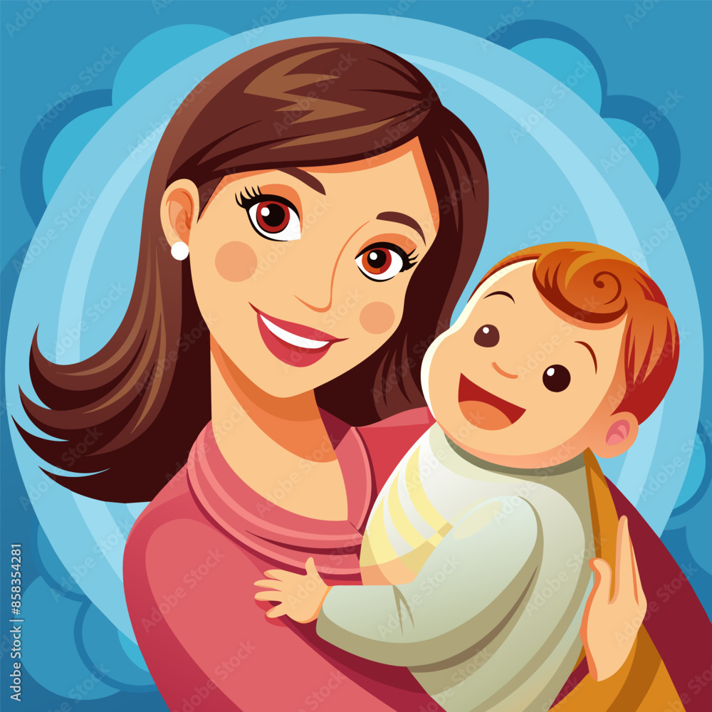 Happy mothers day vector illustration Happy mothers day vector illustration