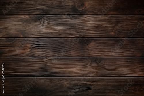 Wallpaper Mural Processed collage of old rustic dark brown wood planks texture. Background for banner, backdrop Torontodigital.ca