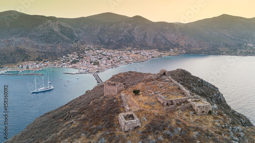 Monemvasia, Laconia, The Peloponnese, Greece, Europe photo