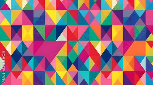Colorful geometric pattern