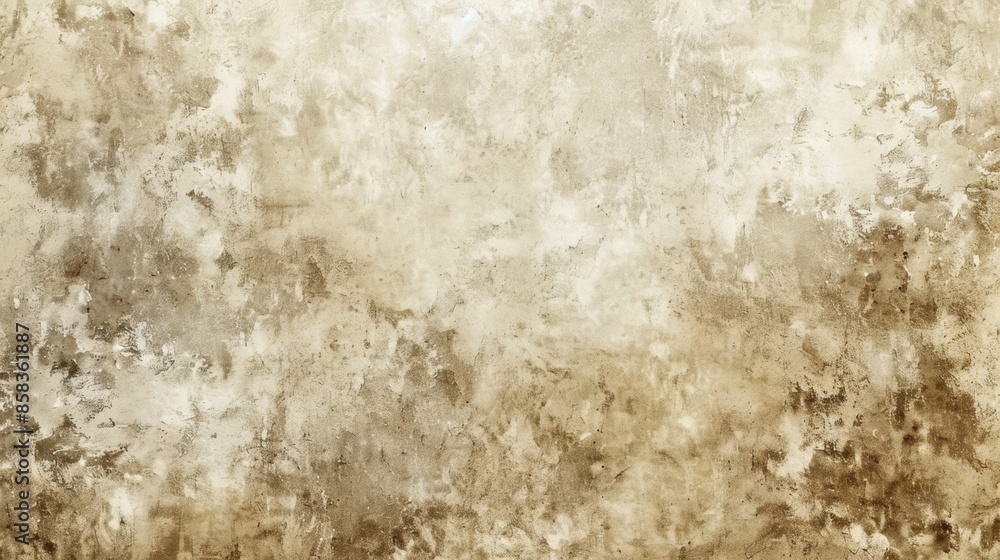 Fototapeta premium Beige grunge texture background with abstract patterns