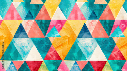 Colorful geometric pattern