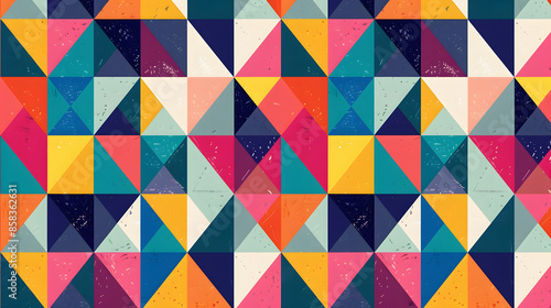 Colorful geometric pattern