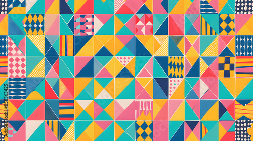 Colorful geometric pattern