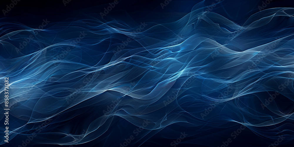 Blue glowing light background with smoke and swirls Blue glowing light background with smoke and swirls