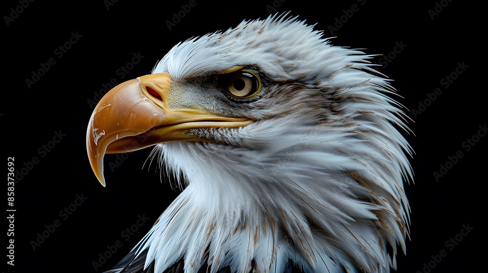Fototapeta premium Bald eagle head.