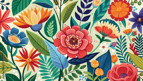 floral pattern 777