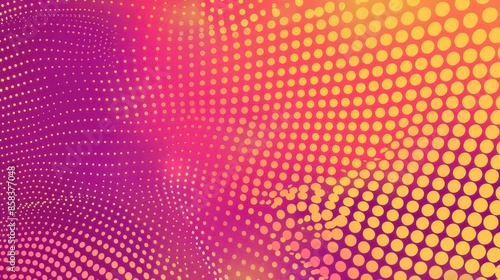 Abstract Dotted Pattern on a Gradient Background