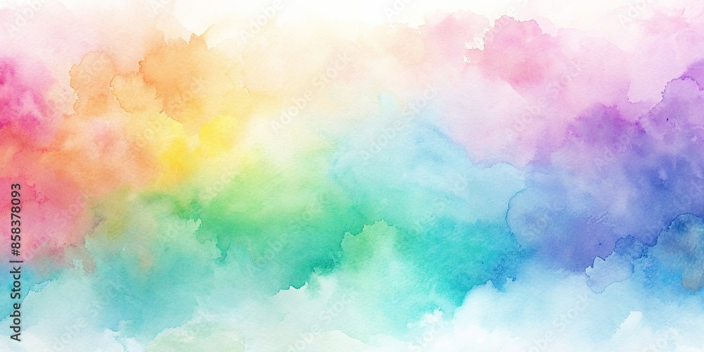Abstract soft watercolor background in colorful pastel tones , pastel, abstract, watercolor, colorful, soft, background