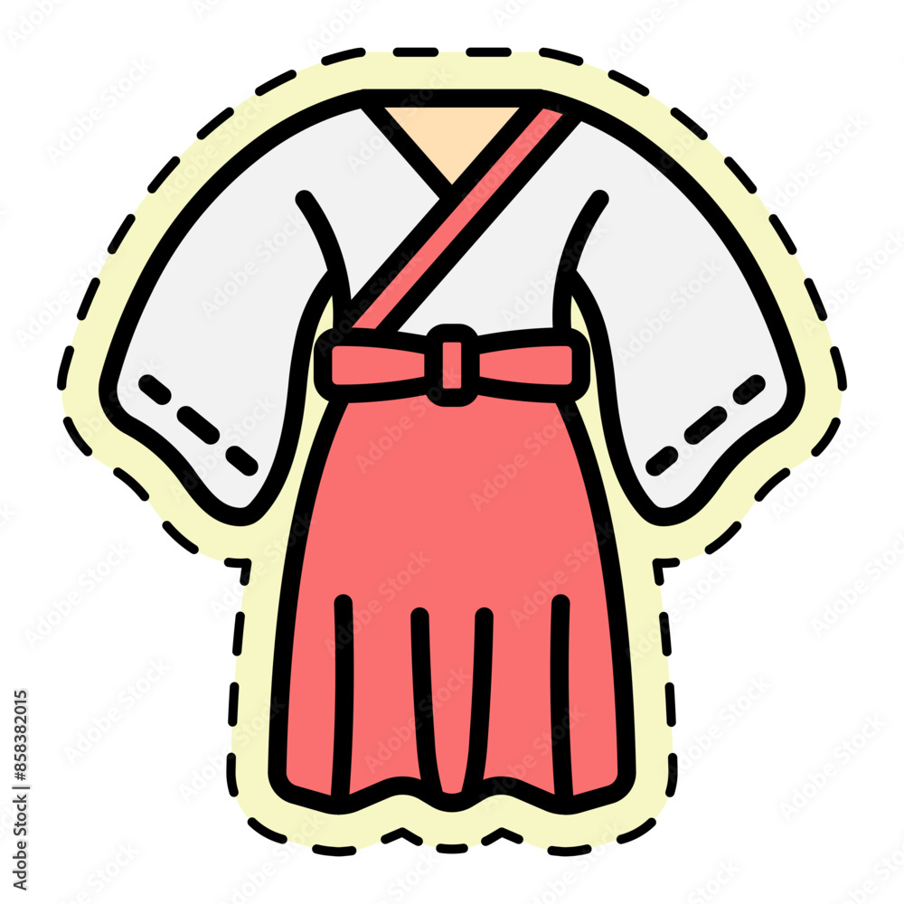 Shrine Maiden Sticker Shrine Maiden Sticker