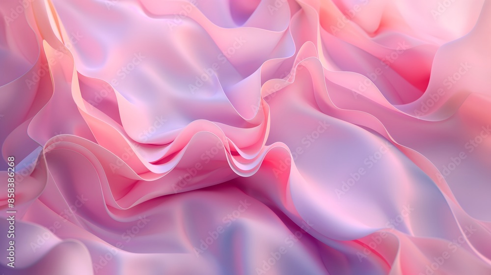 3. **Prompt 3:** Illustrate an immersive 3D depiction of an abstract pink gradient flowing background, characterized by its gentle curves and seamless transitions between shades. With a focus on 3. **Prompt 3:** Illustrate an immersive 3D depiction of an abstract pink gradient flowing background, characterized by its gentle curves and seamless transitions between shades. With a focus on