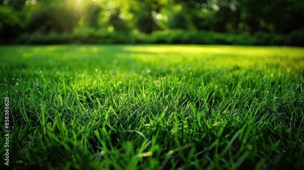 lush green grass isolated field showcases natures vibrant hues clipping lush green grass isolated field showcases natures vibrant hues clipping