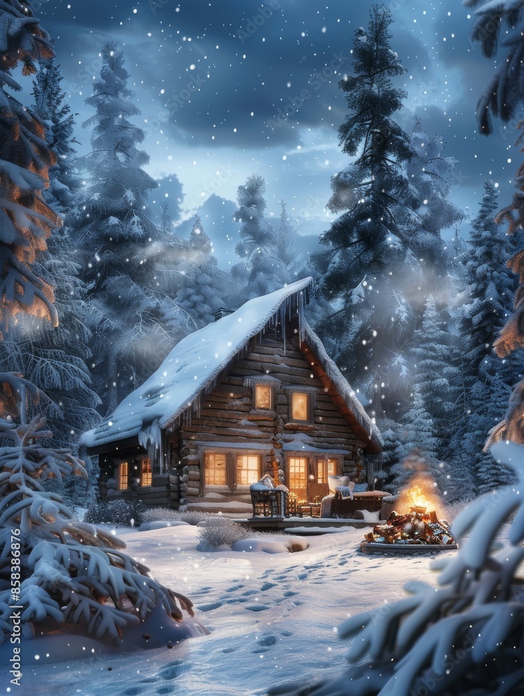 Fototapeta premium Happy couple celebrating anniversary cozy home romantic night together