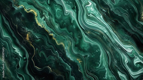luxurious abstract green marble texture modern fluid art wallpaper background