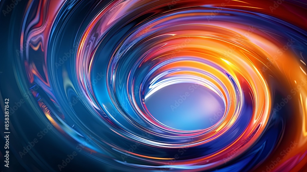 Blue Abstract Spiral Lines,Dark Blue and Light Orange Style, cyberpunk,Charming aperture effect, Abstract Lines Blue Abstract Spiral Lines,Dark Blue and Light Orange Style, cyberpunk,Charming aperture effect, Abstract Lines