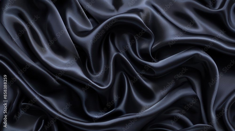 luxurious black silk satin fabric texture background luxurious black silk satin fabric texture background