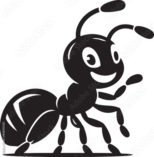 Ant silhouette vector illustration.eps