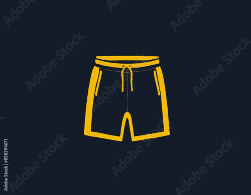 Shorts Icon Vector Design