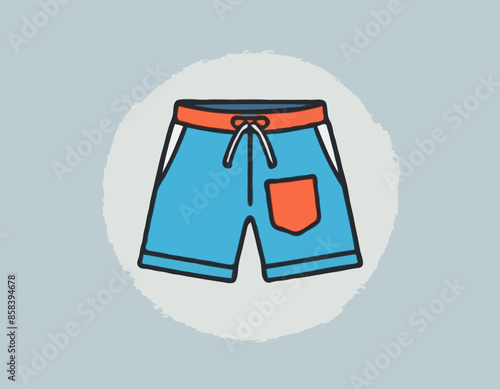 Shorts Icon Vector Design