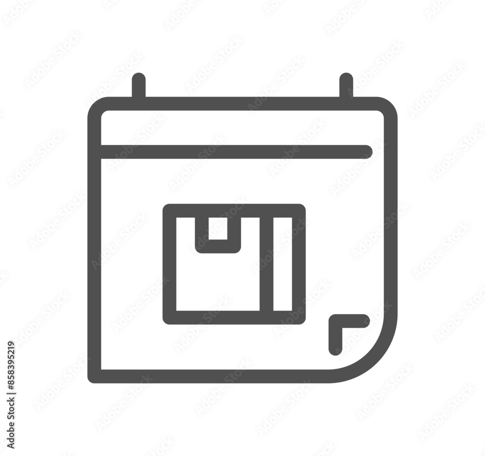 Truck logistics related icon outline and linear vector.
Truck logistics related icon outline and linear vector.