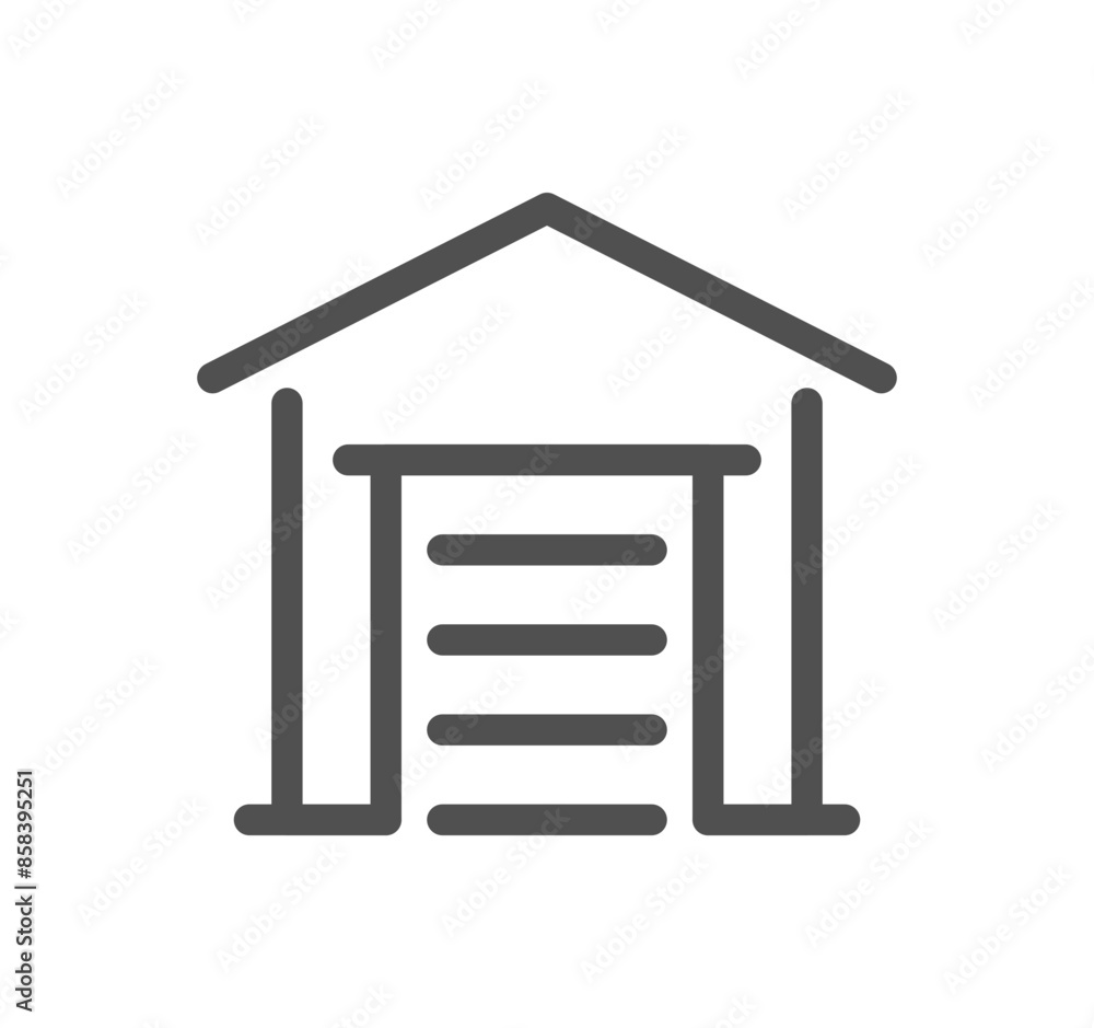 Truck logistics related icon outline and linear vector.
Truck logistics related icon outline and linear vector.