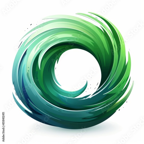 Green Energy Abstract Logo Design