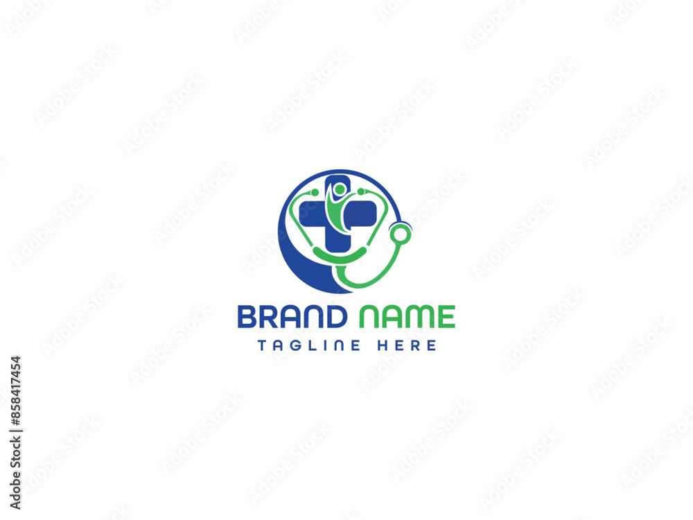Medical Business Logo Vector Template. Medical Business Logo Vector Template.