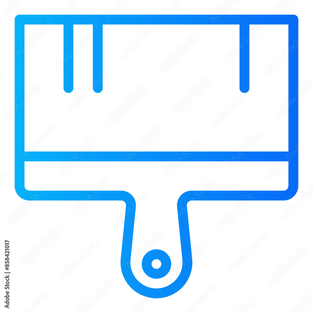 Brush line gradient icon vector for mobile app, website, logo and presentation design. Brush line gradient icon vector for mobile app, website, logo and presentation design.