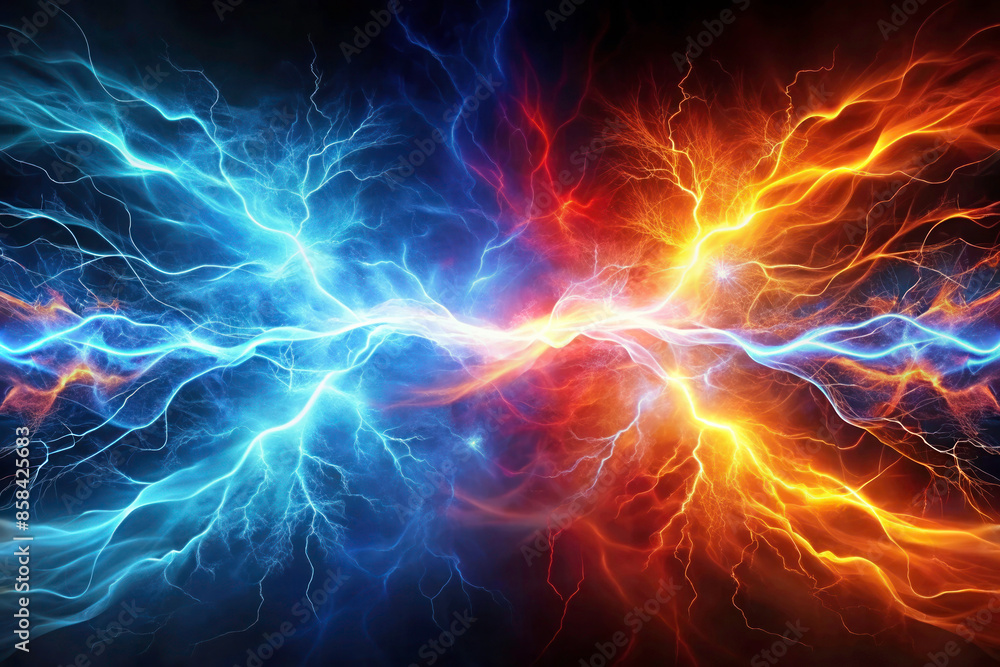 Fire and Ice Fractal Lightning: Dynamic Plasma Power Background Fire and Ice Fractal Lightning: Dynamic Plasma Power Background