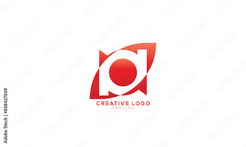ON NO Abstract initial monogram letter alphabet logo design ON NO Abstract initial monogram letter alphabet logo design