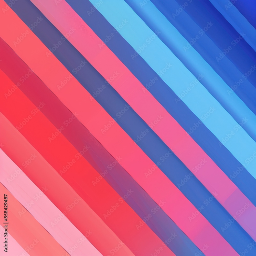 Minimalist diagonal stripes with gradient from blue to red tones flat design Minimalist diagonal stripes with gradient from blue to red tones flat design