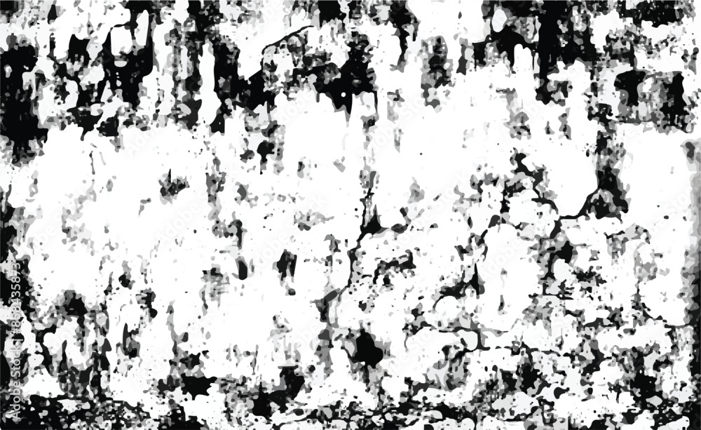 Fototapeta premium Black and white grunge background. monochrome texture. Grunge abstract background.