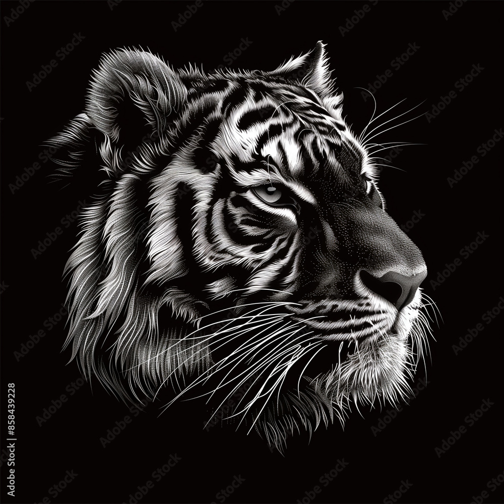 Obraz premium Tiger illustration