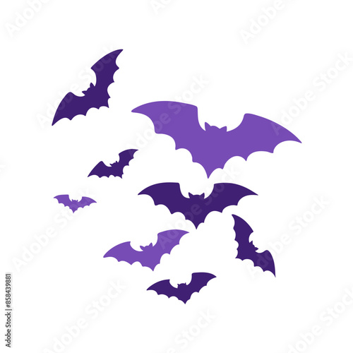 Flying Bats for Halloween Decoration