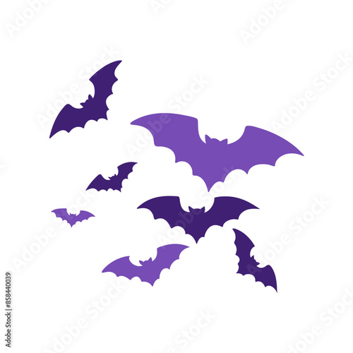 Flying Bats for Halloween Decoration