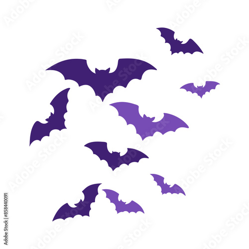 Flying Bats for Halloween Decoration