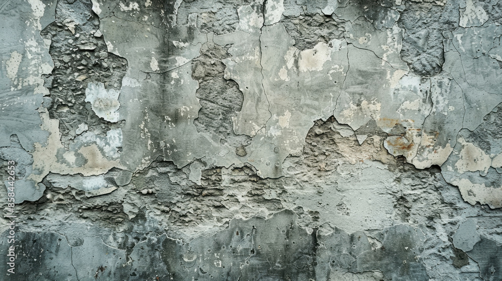 Fototapeta premium Texture of old concrete wall. Texture of old gray concrete wall for background