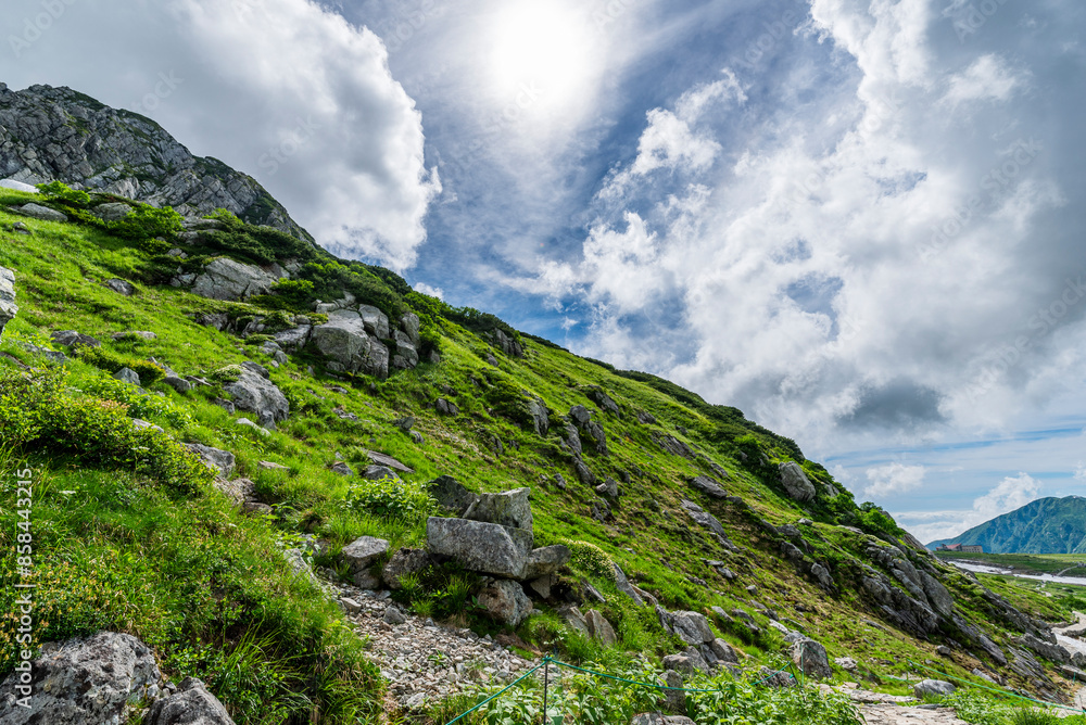 Obraz premium 浄土山 富山県立山町